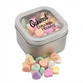 Large Window Tin with Conversation Hearts